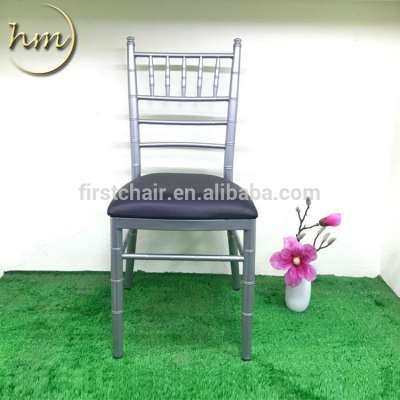 Silver aluminum Chiavari Chair With Low Price