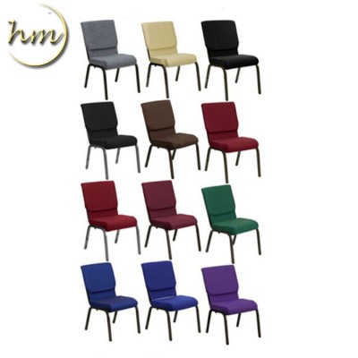 China Foshan Factory Wholesale Steel Stacking Church Chair