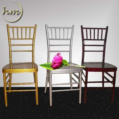 Hot Sale Aluminum Hotel Wedding Chiavari Chair Used