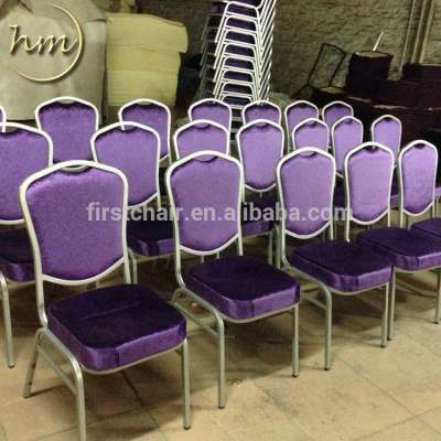 Low Price Velvet Purple Banquet Dining Chairs