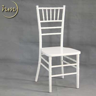 Best selling white wood chiavari chair tiffany chair hotel banquet chair