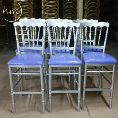 Metal modern napoleon bar high chair